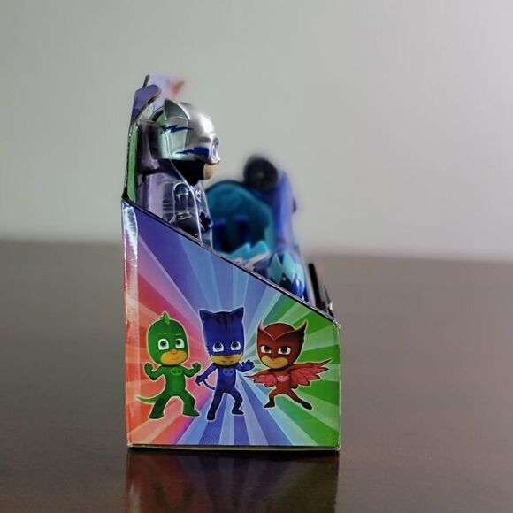 Hasbro PJ Masks Turbo Blast Racers Cat-Car And Catboy Figure Brand New - Picture 3 of 6